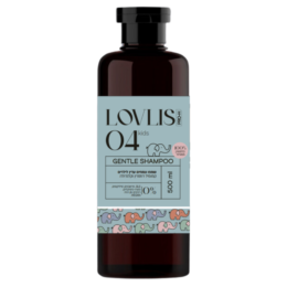 שמפו עדין לילדים LOVLIS 04 עם קלנדולה, קמומיל ורוזמרין, 500 מ״ל.